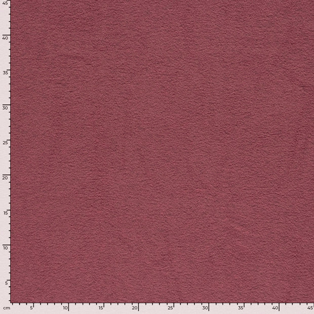 Polaire tissu Melange Vieux rose