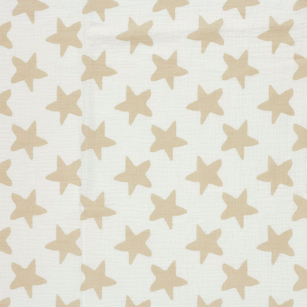 Muslin fabric Off White matte 