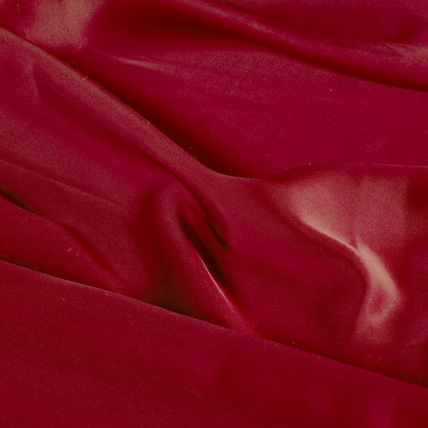 Satin fabric Unicolour Red