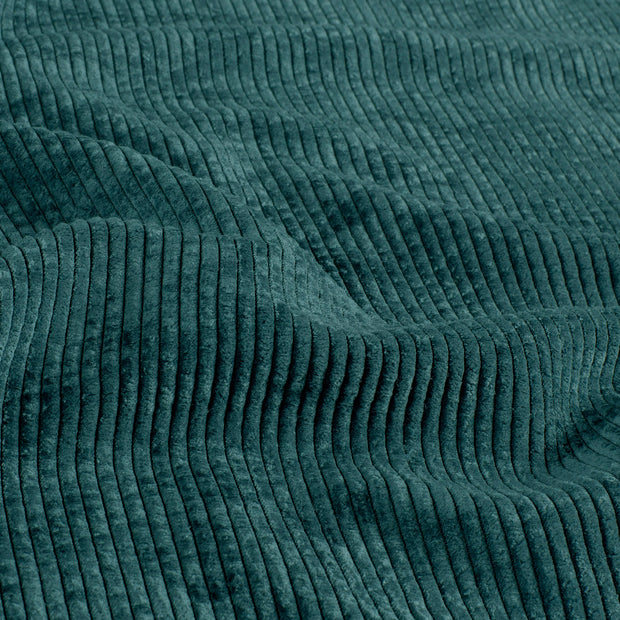 Velours Côtelé 4.5w tissu Unicolore Turquoise