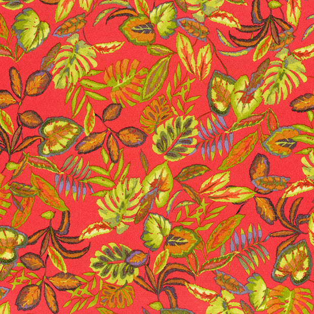 Polyester Bubble tissu Rouge Bordeaux soyeux 