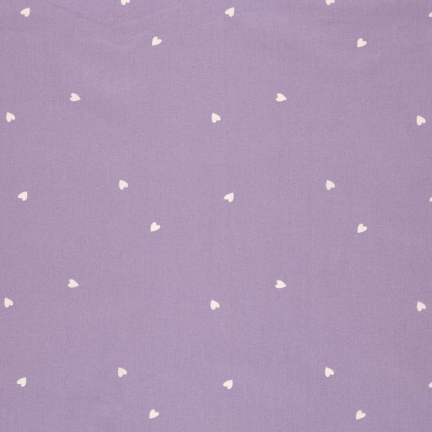 Cotton Poplin fabric Lila matte 
