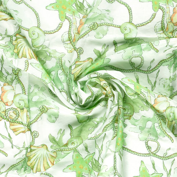  tissu Vert Citron imprimé 
