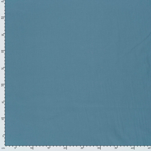 Cotton Poplin GOTS organic fabric Unicolour Indigo