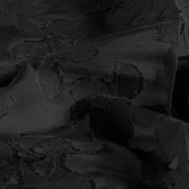  fabric Unicolour Black