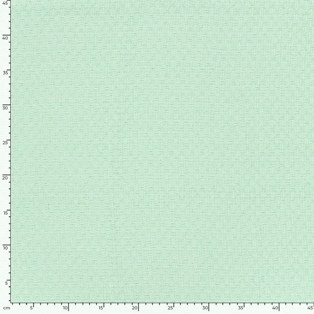 Jacquard tissu Unicolore Menthe foncée