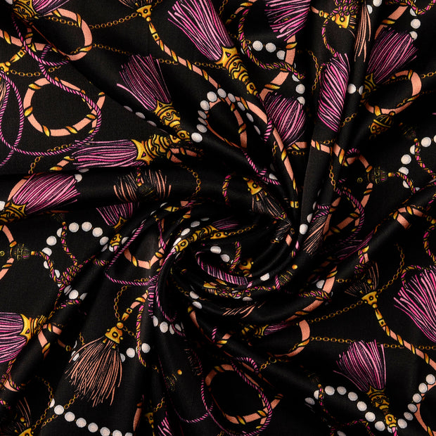 Viscose Satin fabric Light Pink 