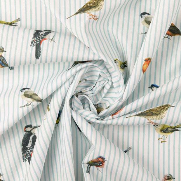 Cretonne fabric Turquoise 