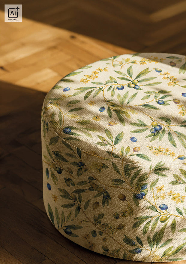 Panama tissu fruits Beige