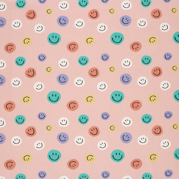 Cotton Poplin fabric Old Pink matte 