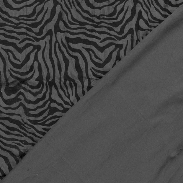 Nicky velours fabric Zebras 