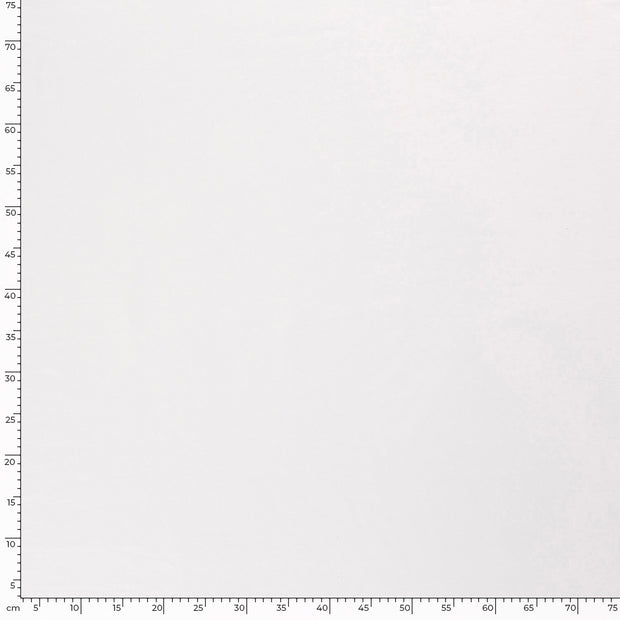 French Terry fabric Unicolour Optical White