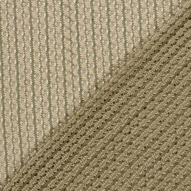 Dentelle tissu rayures 