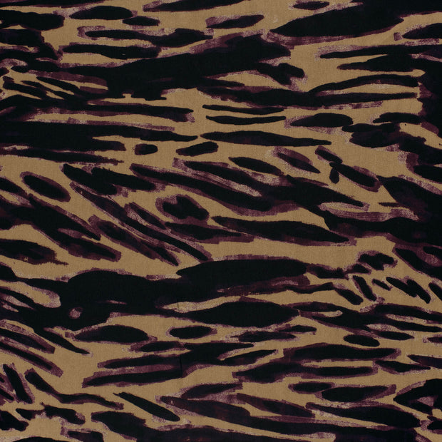 Viscose Satin fabric Camel shiny 
