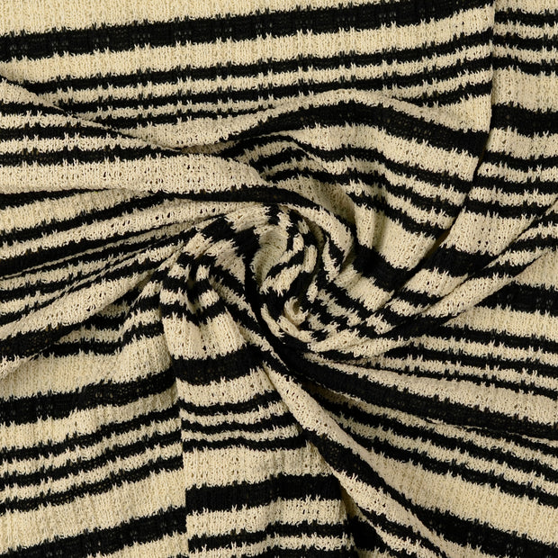 Heavy Knit fabrik schwarz 