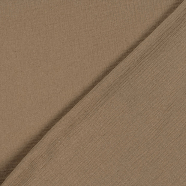 Double gaze très large tissu Unicolore 