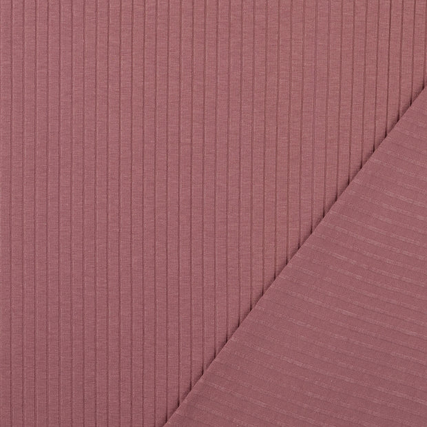 Rib Jersey fabric Wine red 