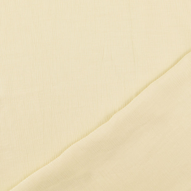 Popeline de Viscose tissu Nude froissé 