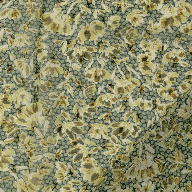 Chiffon fabrik Blumen 