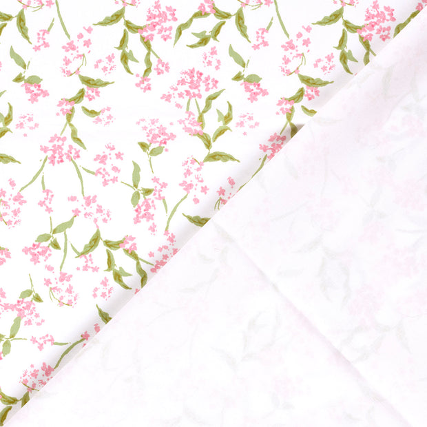 Twill fabric Flowers printed 