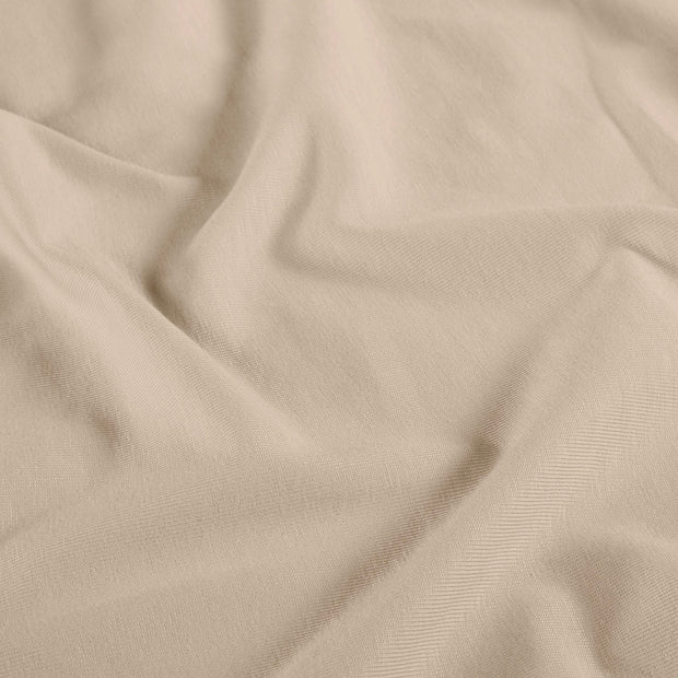 Bambus Jersey fabrik Uni Beige