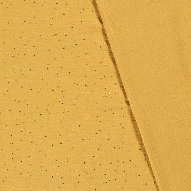 Double gaze tissu pois dew drops 