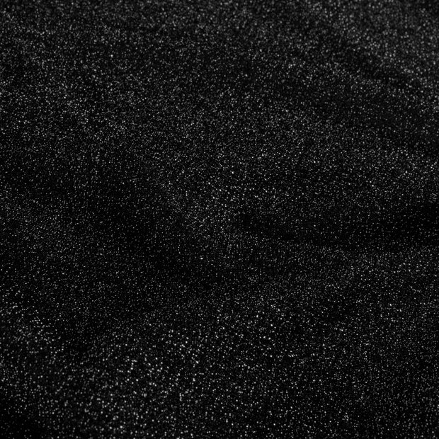 Jersey de Polyester tissu Unicolore Noir