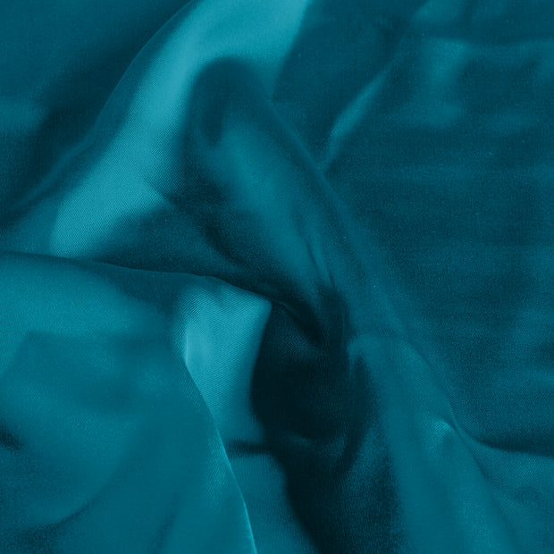 Satin fabric Unicolour Petrol