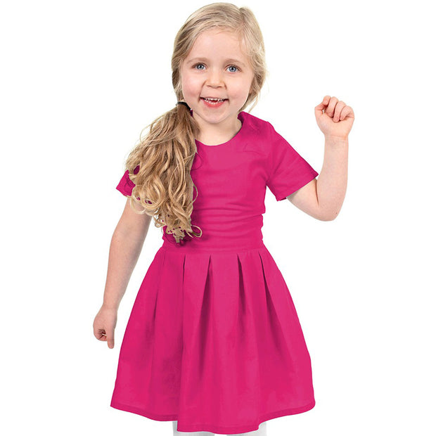 Popeline de Coton tissu Rose 