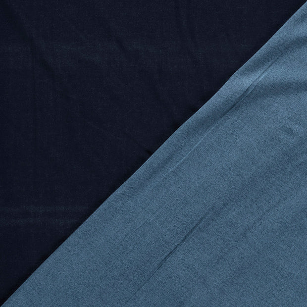 Denim fabric Unicolour pre-washed 
