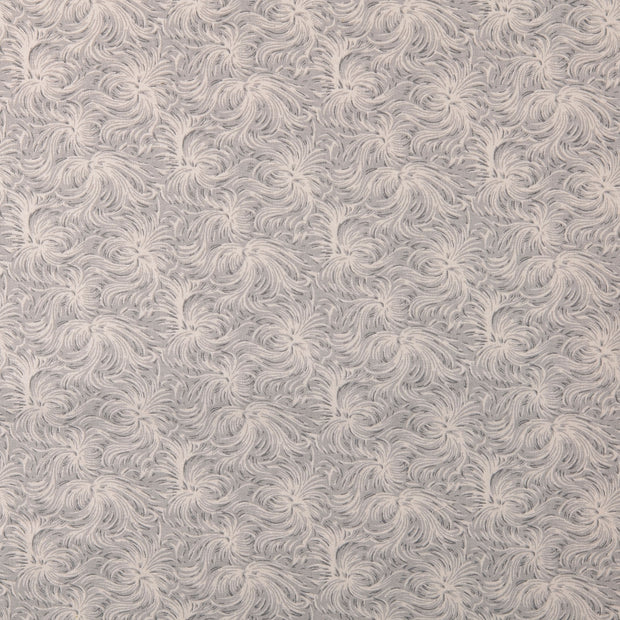 Popeline de Coton tissu camouflage Gris