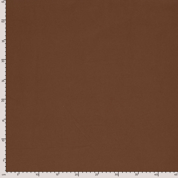 Jersey fabric Unicolour Brown