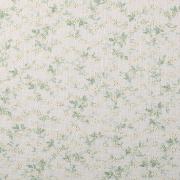 Cotton Poplin fabric Flowers 