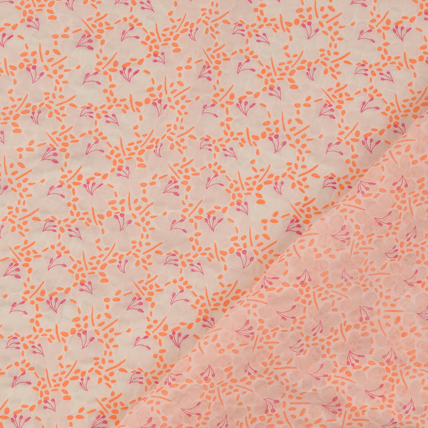 Popeline de Coton tissu Rose 