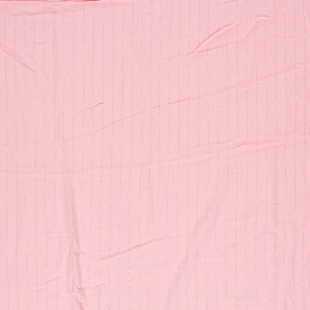 Crepe fabric Pink semi-transparent 