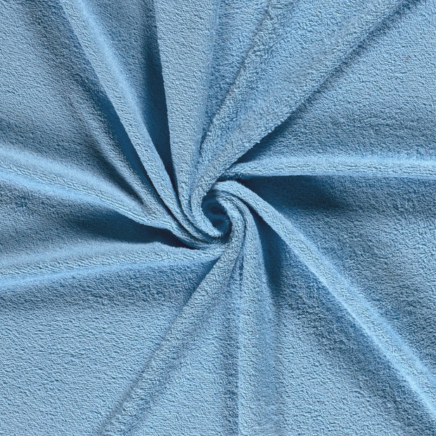 Frotté tissu Bleu bébé 
