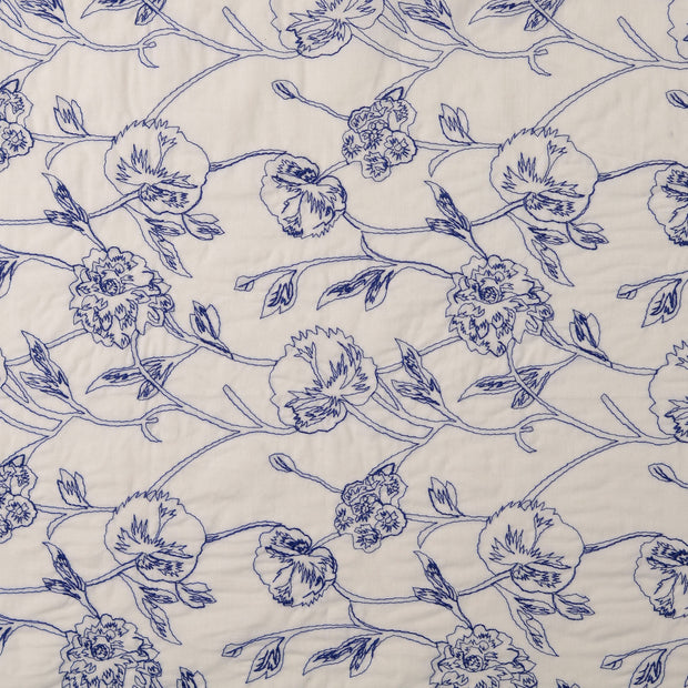 Popeline de Coton tissu fleurs 
