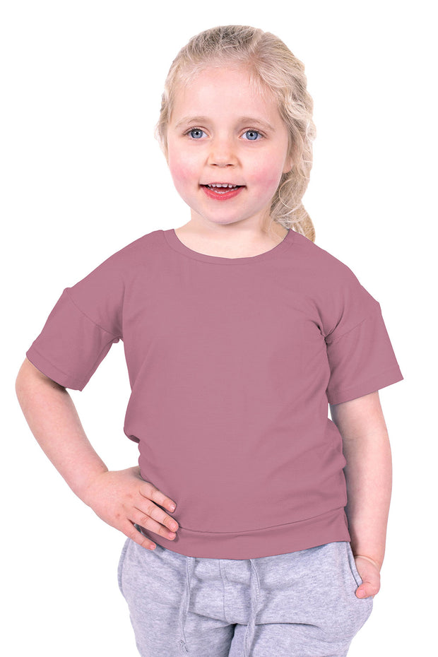 Jersey de Coton GOTS tissu Unicolore Mauve