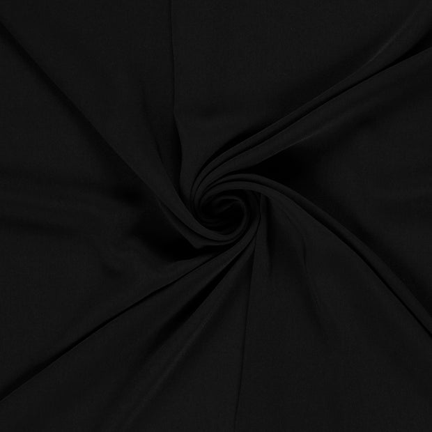 Crepe fabric Black dyed 