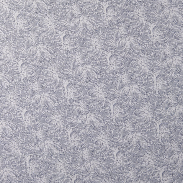 Popeline de Coton tissu camouflage Bleu clair