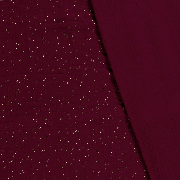Muslin fabric Dots dew drops 