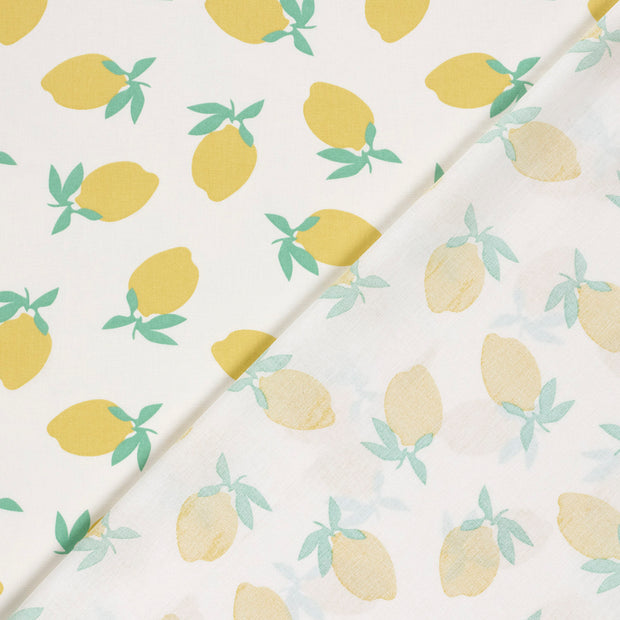 Popeline de Coton tissu fruits imprimé 