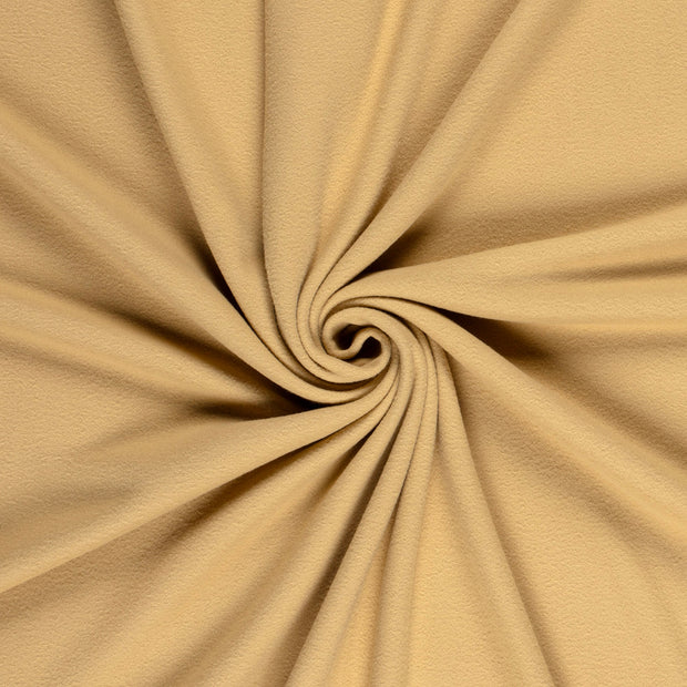 Microfleece tissu Camel brossé 
