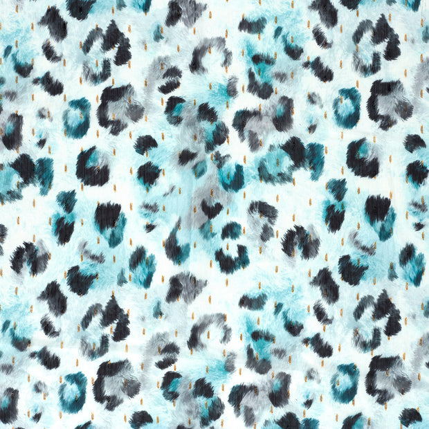 Chiffon tissu Menthe foncée semi-transparent 