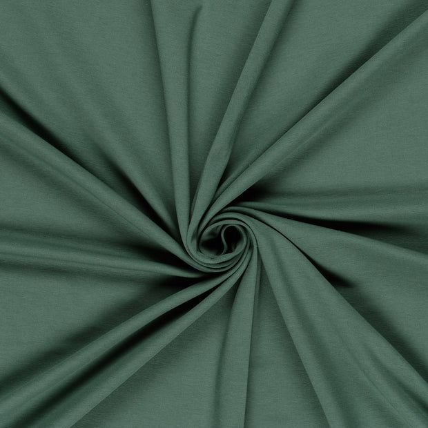 French Terry GOTS organic fabric Dark Green 