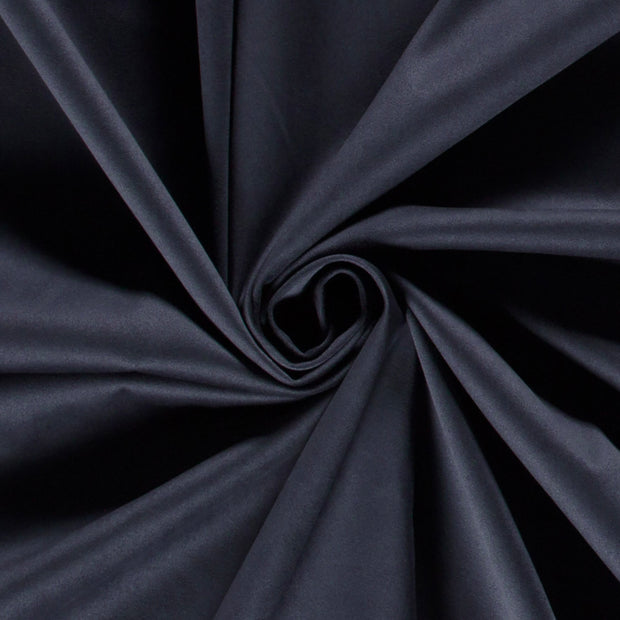 Suede leather fabric Unicolour Navy