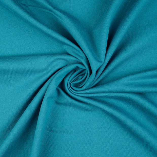 French Terry tissu Bleu Canard 