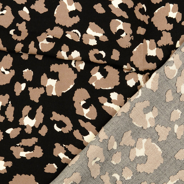 Viscose Poplin fabrik Tiere bedruckt 