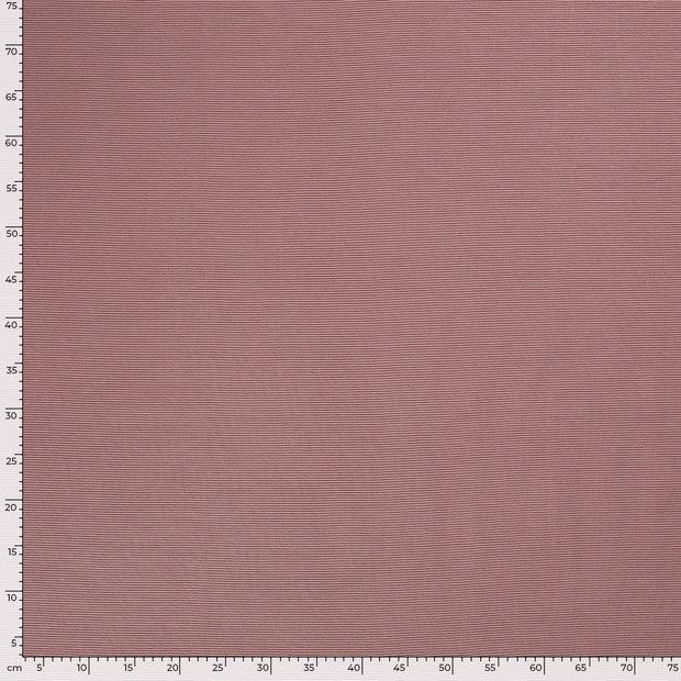 Ottoman jersey fabric Unicolour Mauve