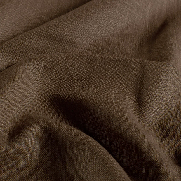 Woven Polyester fabric Unicolour Brown